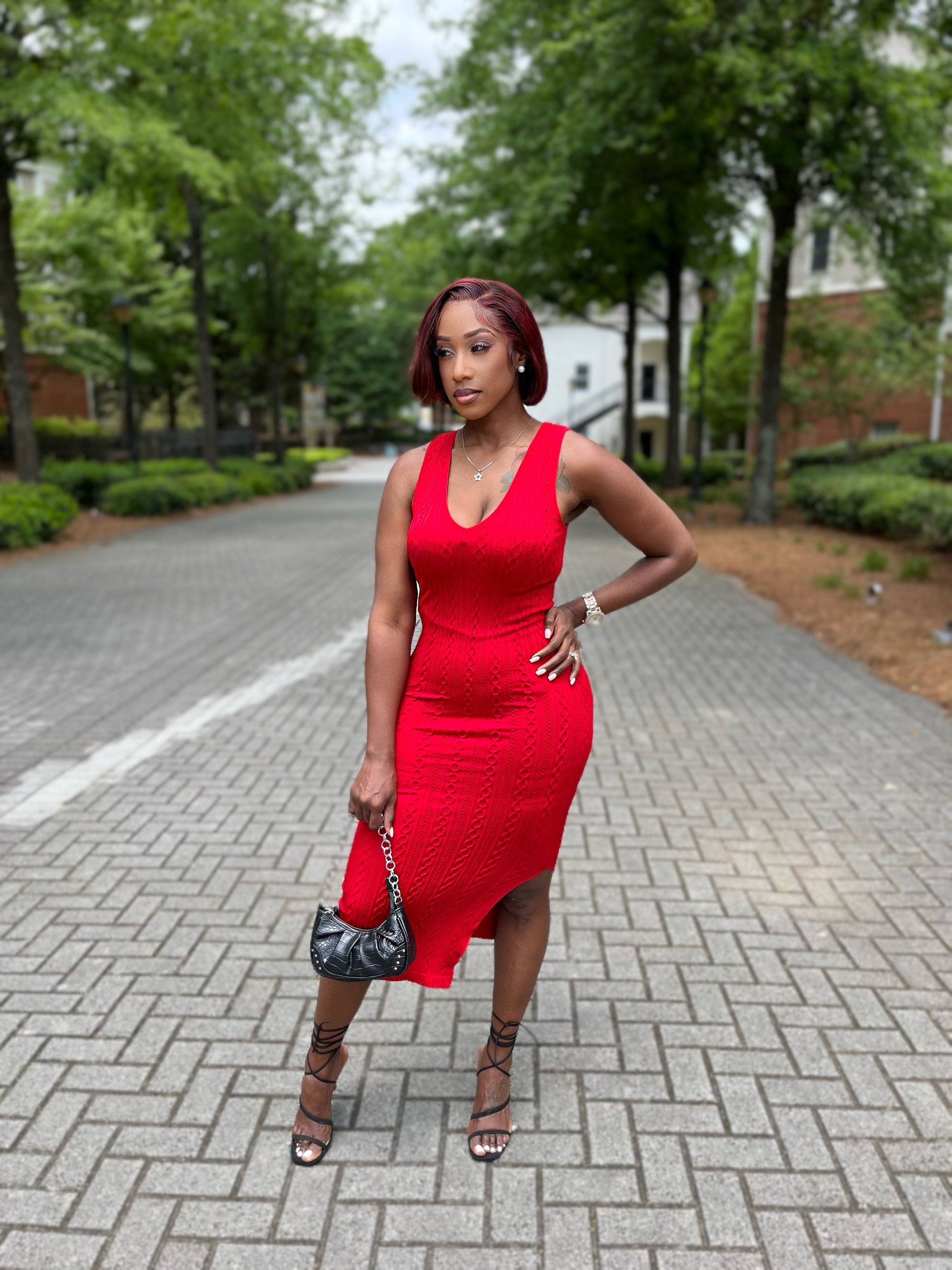 Lady In Red Dress 1Physique Boutique Lady In Red Dress 1Physique Boutique